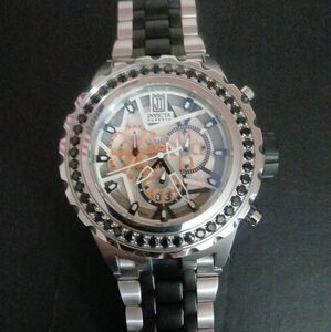 Invicta Subaqua Specialty JT Limited EditionMens Silve/Black 5.2ct Black Spinels